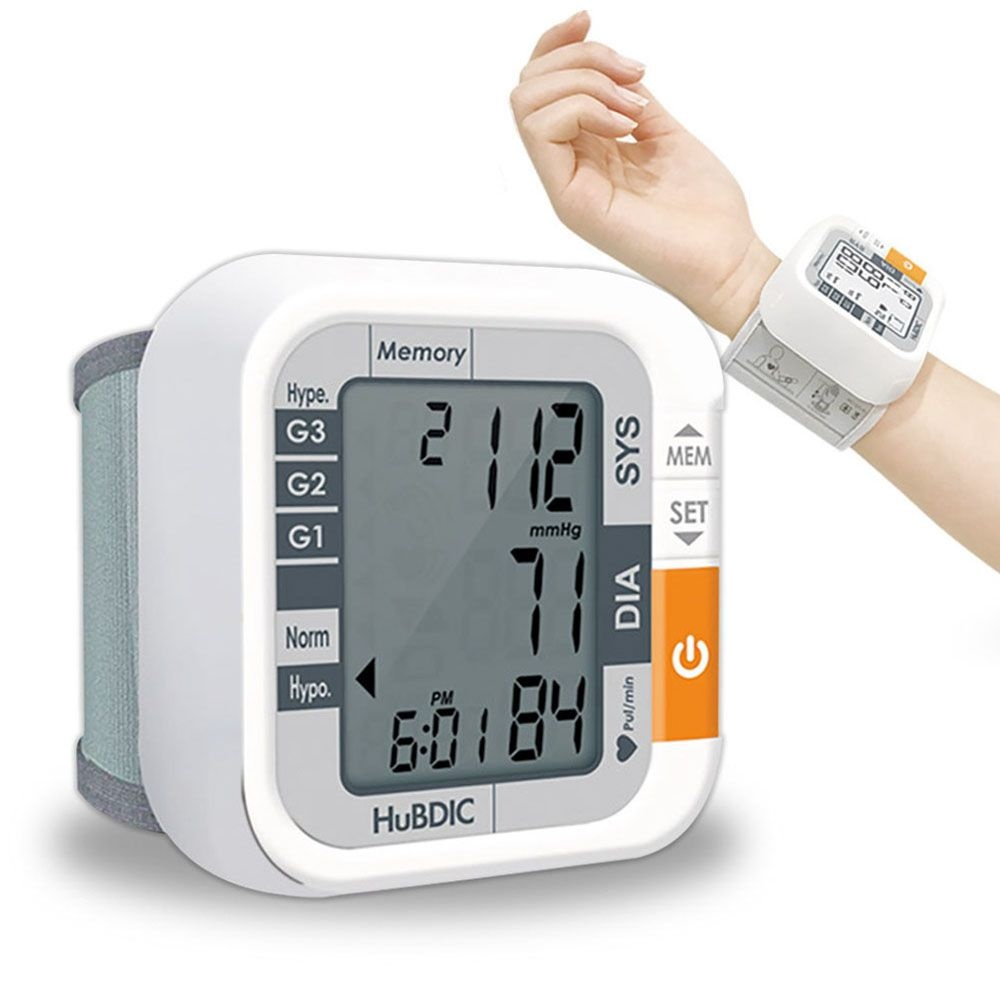 휴비딕 휴비딕 자동 전자 손목 혈압측정기 HBP-550 비피첵 더블유 가정용 측정 검사 D
