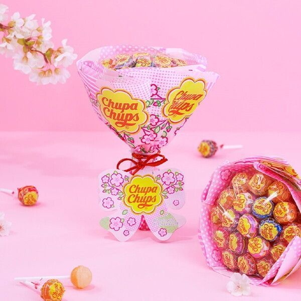 농심 츄파춥스 부케 막대사탕 19개입