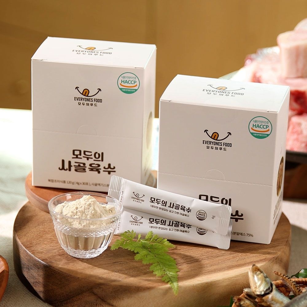 갓생쇼핑]첨가물 제로 모두의 육수 사골5개+멸치5개+야채