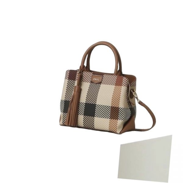 &lt;매장정품&gt; DAKS 닥스 [GREAT HOUSE CHECK PVC] 브라운 빅하우스체크 토트백DCBA1F682W2 550994
