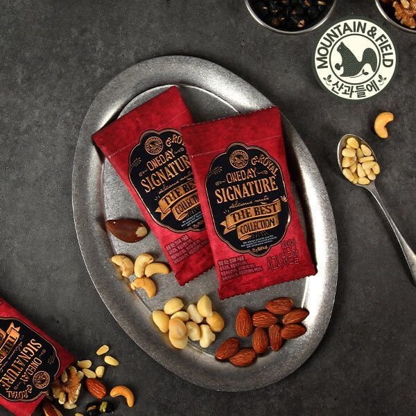 산과들에 프리미엄 한줌견과 원데이 시그니처로얄 25g 60봉