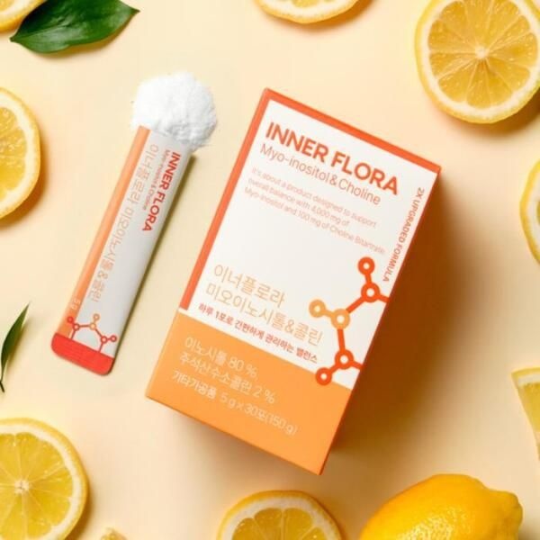 이앤에스(주) [셀러허브 식품] 뉴오리진 이너플로라 미오이노시톨 콜린 레몬맛 30포