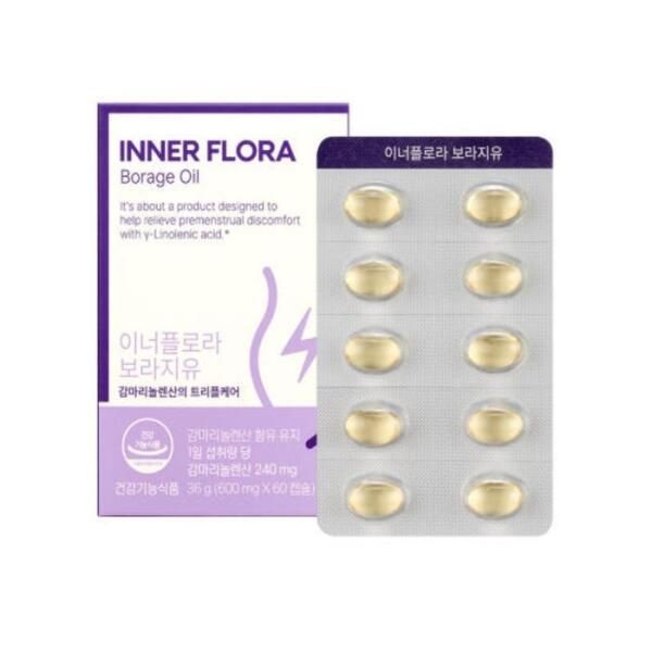 서흥 [셀러허브 식품] 뉴오리진 이너플로라 보라지유 감마리놀렌산 선물 60p