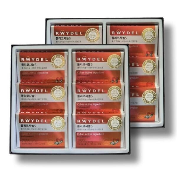 상세페이지 참조 [셀러허브 식품] 레이델 폴리코사놀5 200mg 30정 12박스 /wb