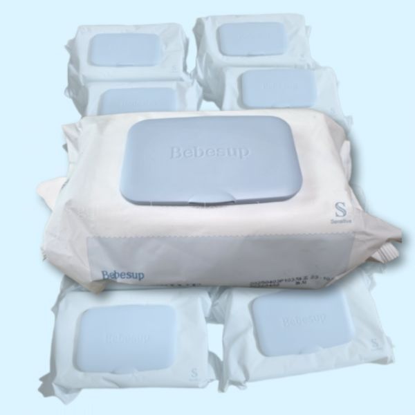 베베숲 아기물티슈 센시티브 캡형 80매 10개