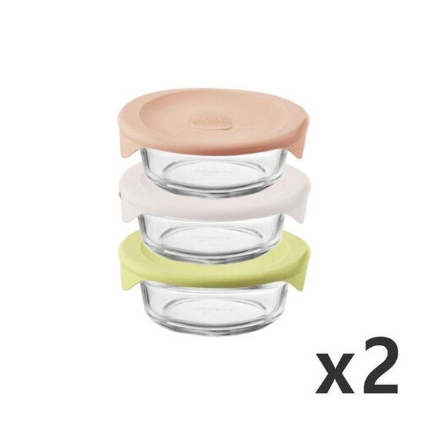 락앤락 LLG503S3 바로한끼 밥보관용기 355ml 3개입 x 2세트