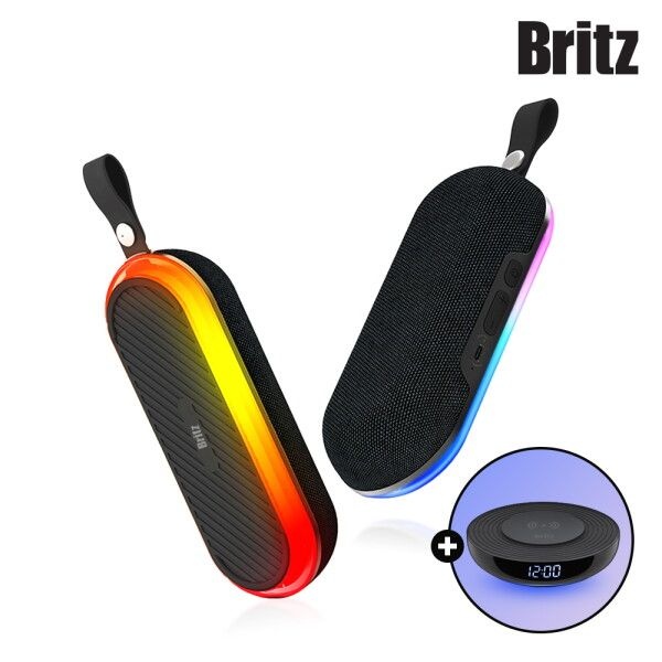 브리츠 [브리츠] [광세일 적립]  BZ-MG9 휴대용 마그네틱 블루투스 스피커 RGB LED 라이트