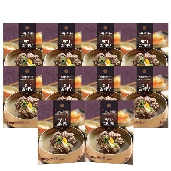 역전회관 역전회관 명가갈비탕 800g 8팩