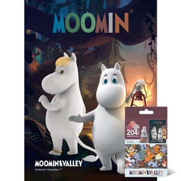 [토이앤퍼즐][교보문고] 퍼즐갤러리 204피스 무민 TPD204-501a