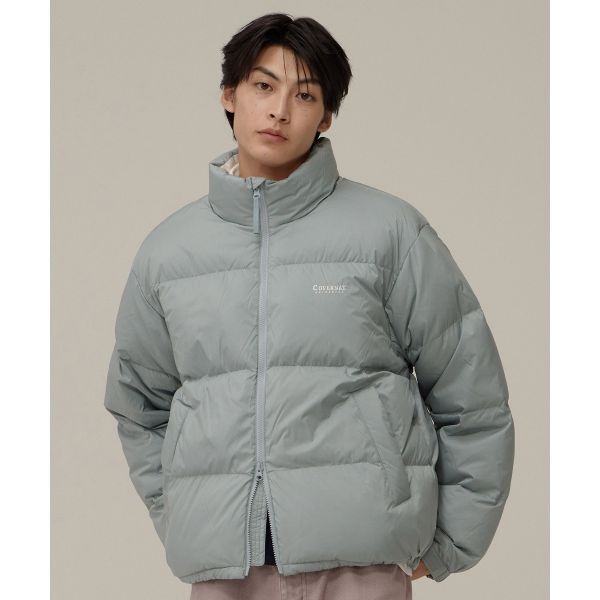 COVERNAT 24FW RDS 씨빅 오리진 숏 푸퍼 스카이블루
