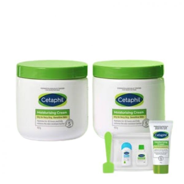 세타필 세타필 모이스춰라이징 저자극 사계절 크림 453g 2개(+크림 50g,여행용 미니 2개)