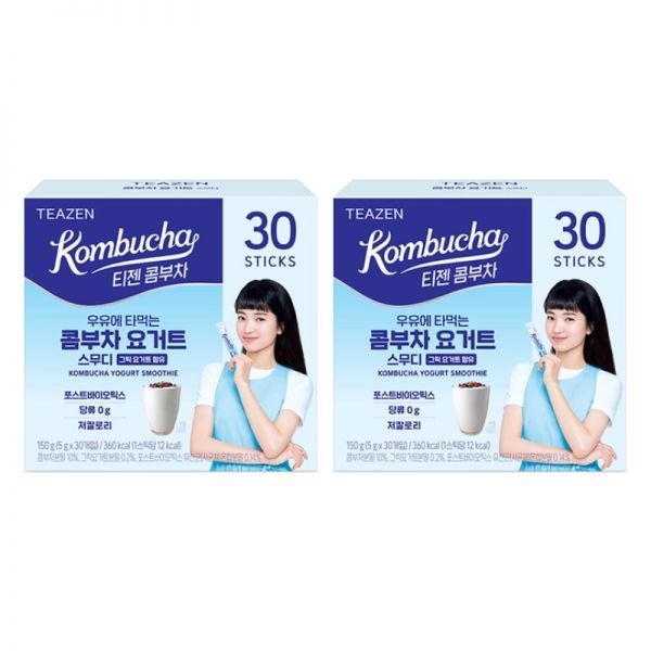 [국내배송] 티젠 요거트 스무디 콤부차 5g x 30ct 2