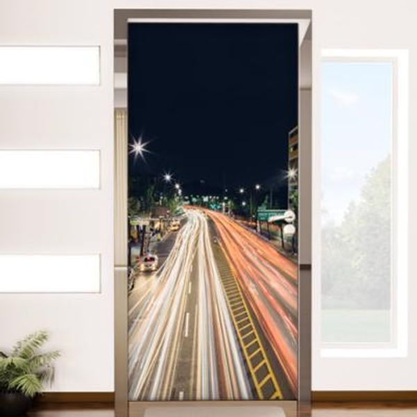 꾸밈 [교보문고] 꾸밈 td369-도로불빛 현관문시트지