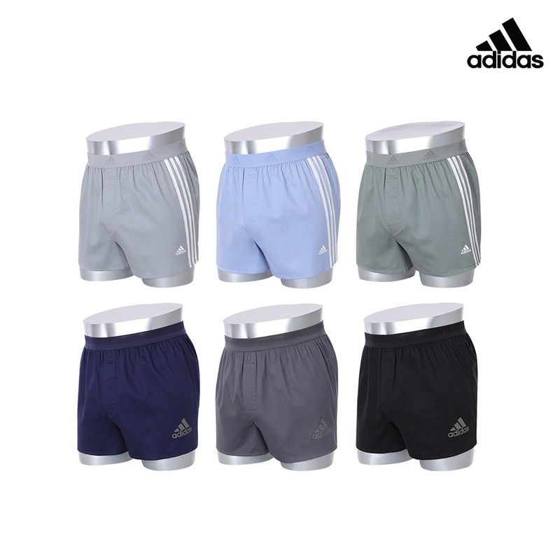 아디다스언더웨어 CJ [아디다스] 퍼포먼스 남성 코튼 트렁크 6종 패키지830945