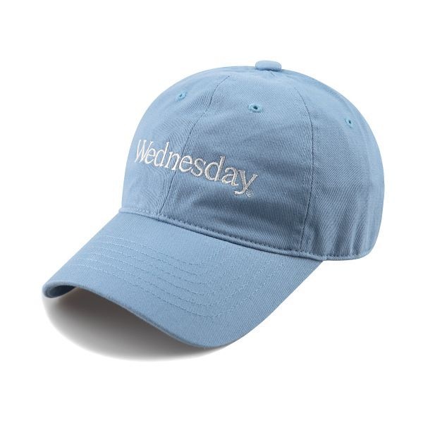 [윅] WICK Wednesday 워싱 볼캡-스카이블루