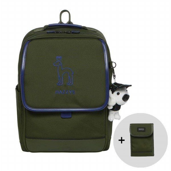HAZZYS KIDS 헤지스키즈 뉴본 책가방 3종 세트 책가방크로스백인형 카키_P351146935 111341