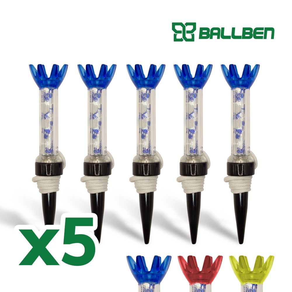[오늘출발] BALLBEN 볼벤 자석 마그네틱 골프티 5개입 드라이버 롱티 분실방지 홀더 비거리 증가 오늘출발