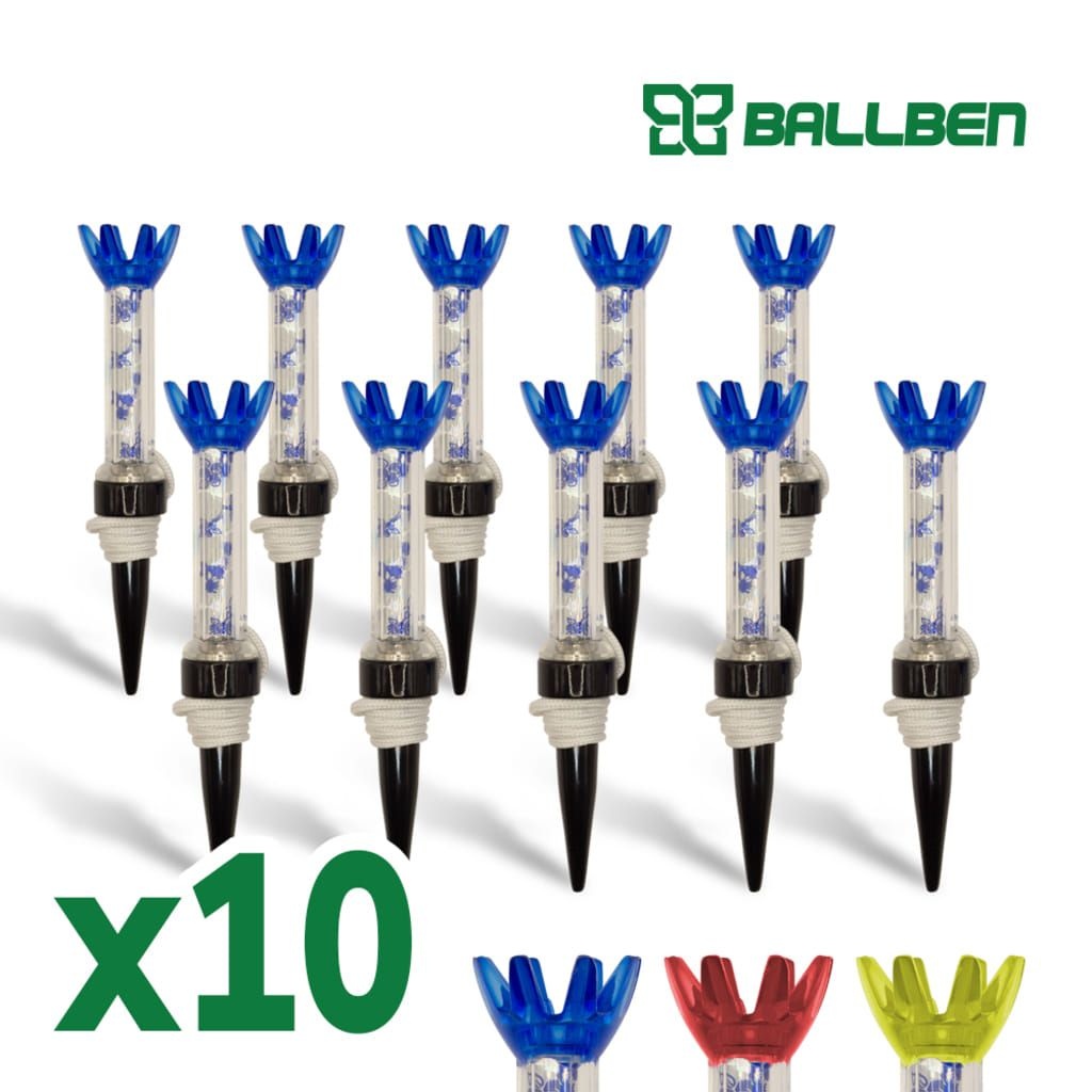 [오늘출발] BALLBEN 볼벤 자석 마그네틱 골프티 10개입 드라이버 롱티 분실방지 홀더 비거리 증가 오늘출발
