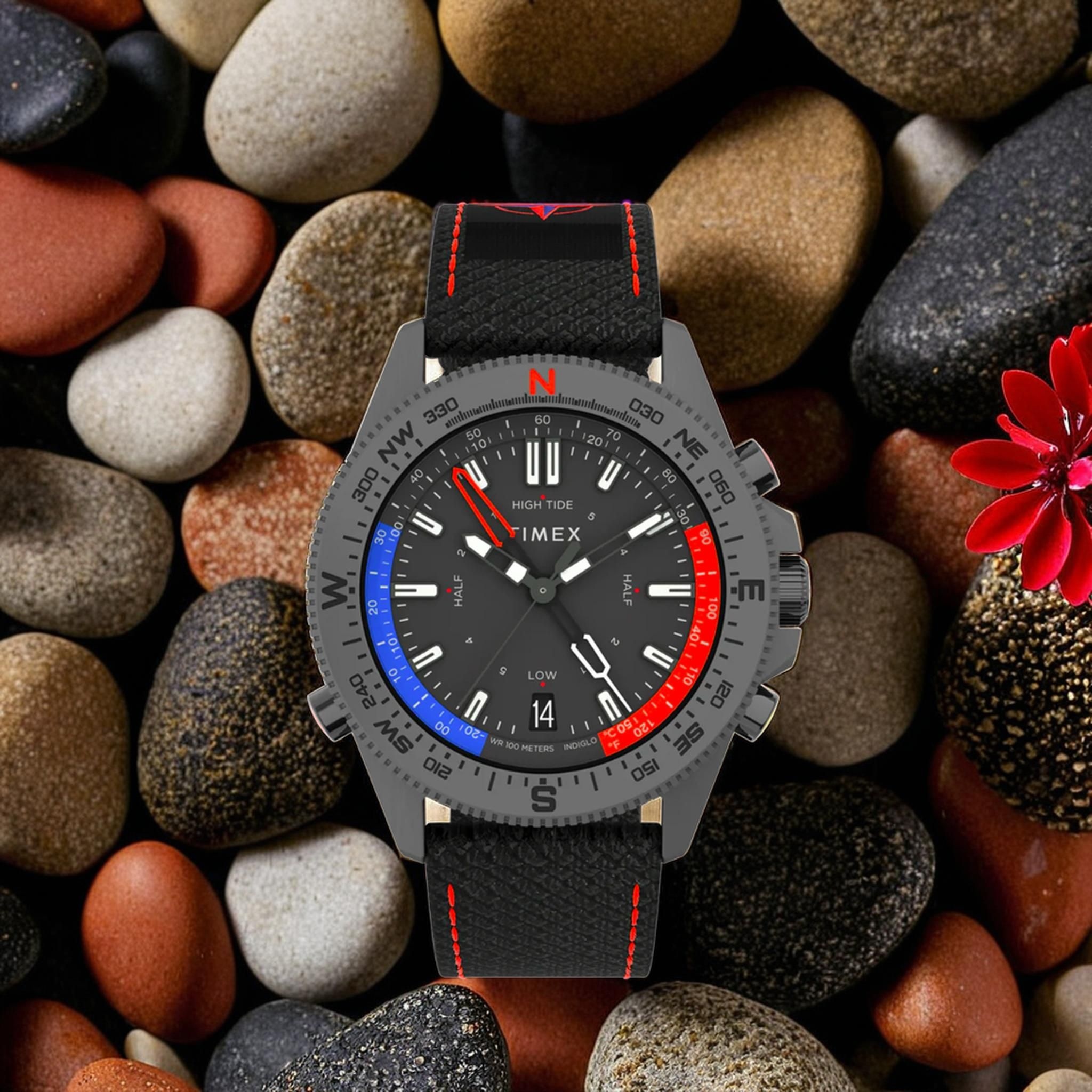 [해외] 타이맥스 익스페디션 타이드 템프 컴퍼스 100m방수 아웃도어 시계 43mm TW2V03900