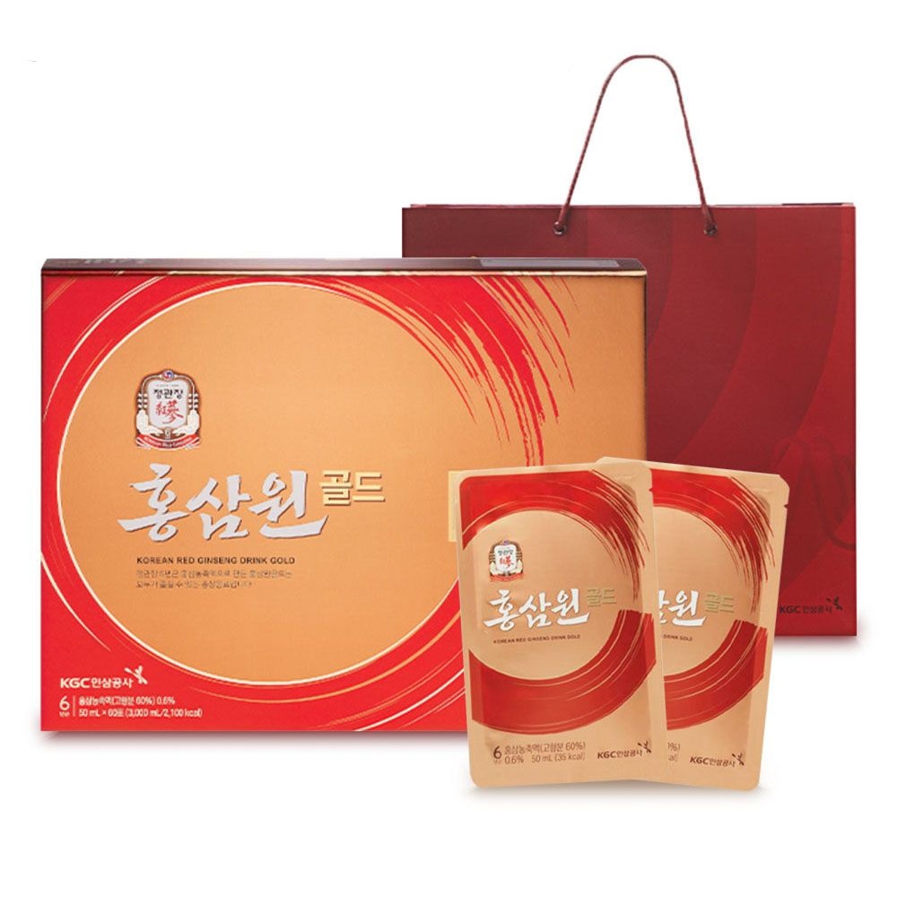 정관장 홍삼원 골드 50ml x 60포 쇼핑백포함 홍삼액 농축액 액기스 명절선물 D
