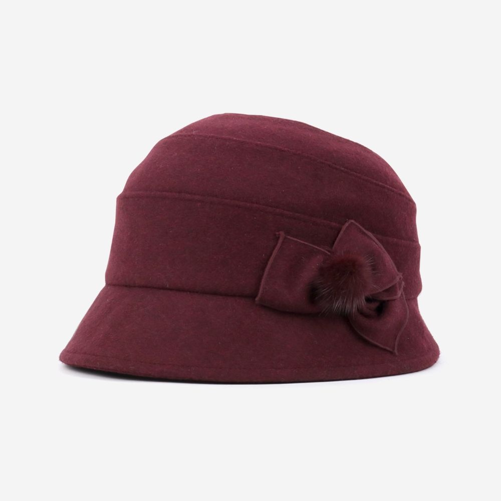 [롯데백화점] 닥스 여성 밍크방울 장식 벙거지 DK28WBI003 LE1212561313