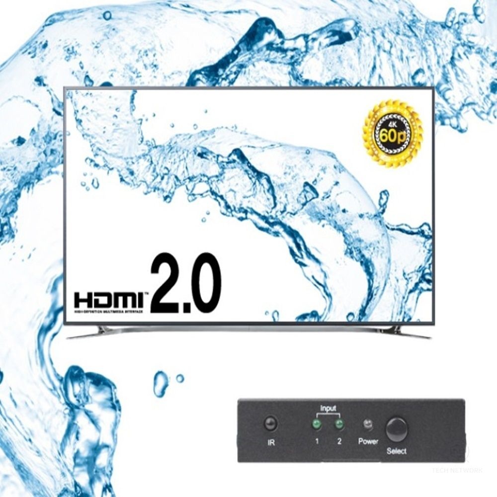 4K HDMI 2대1 화면선택기 리모컨전환기 외부입력스위치 동시 게임기 닌텐도스위치