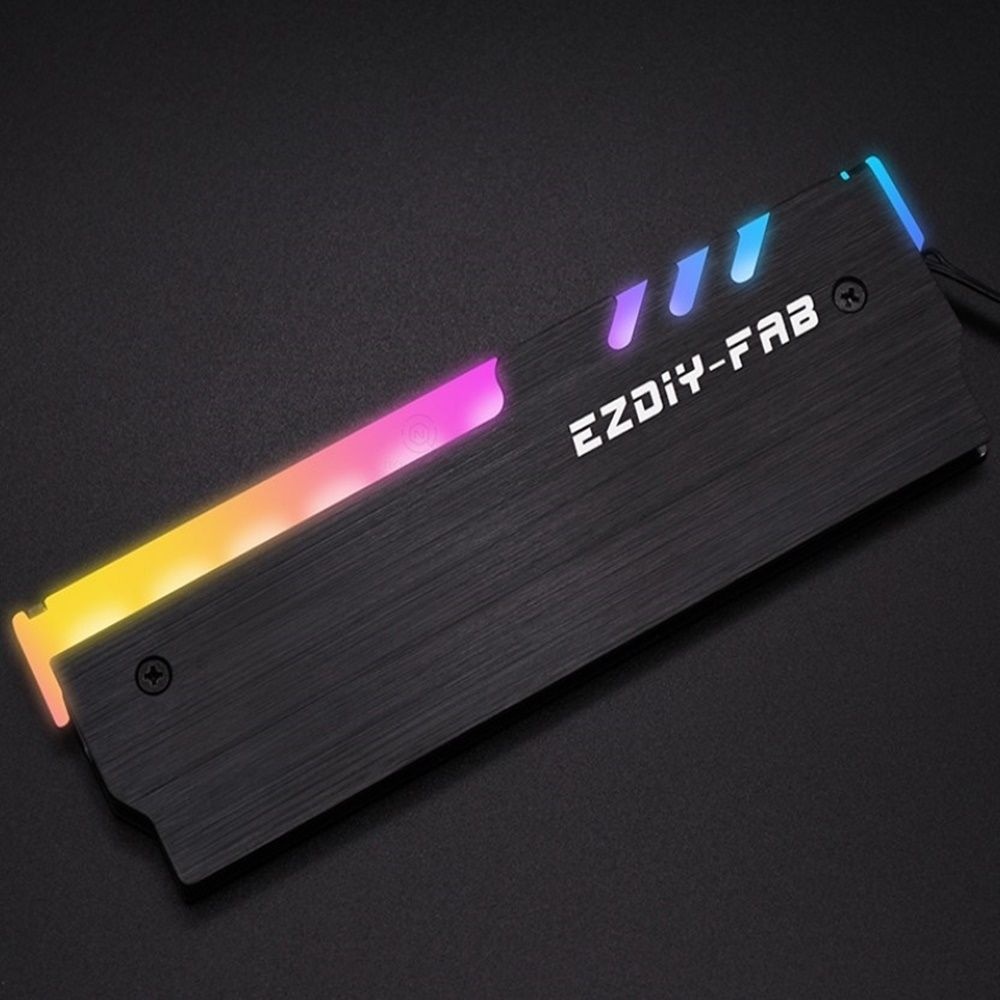 메모리 램 튜닝 RGB 조립방열판 써멀패드 DDR4 DDR5 알루미늄 연동 발열 간편 PC LED 컴퓨터 쿨링 3핀