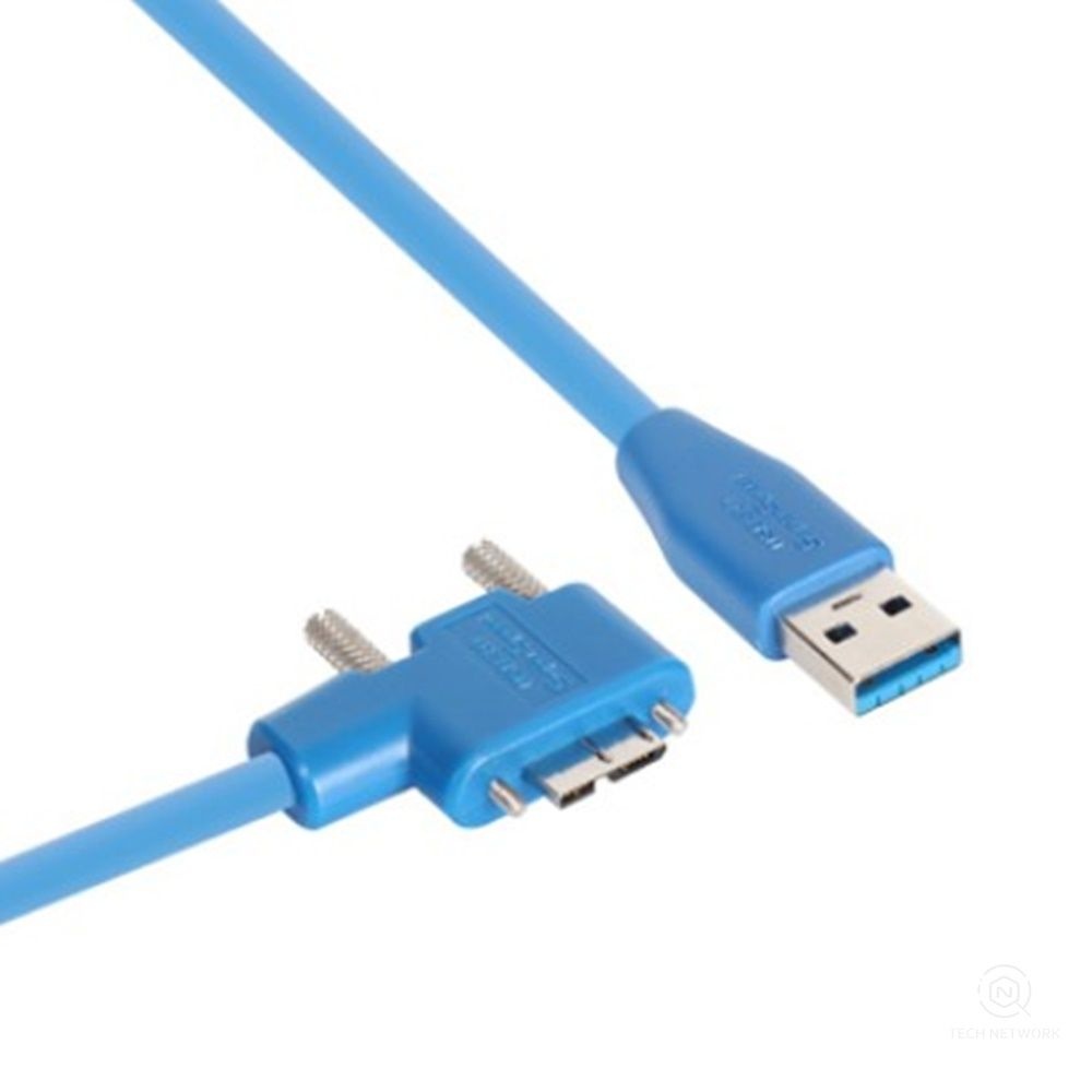 USB3.0 초고속 하이플렉스 부드러운 ㄱ자 커브 Micro B 케이블 USB케이블 틈새 꺾임형 B타입 단선방지 유연한 산업용 2