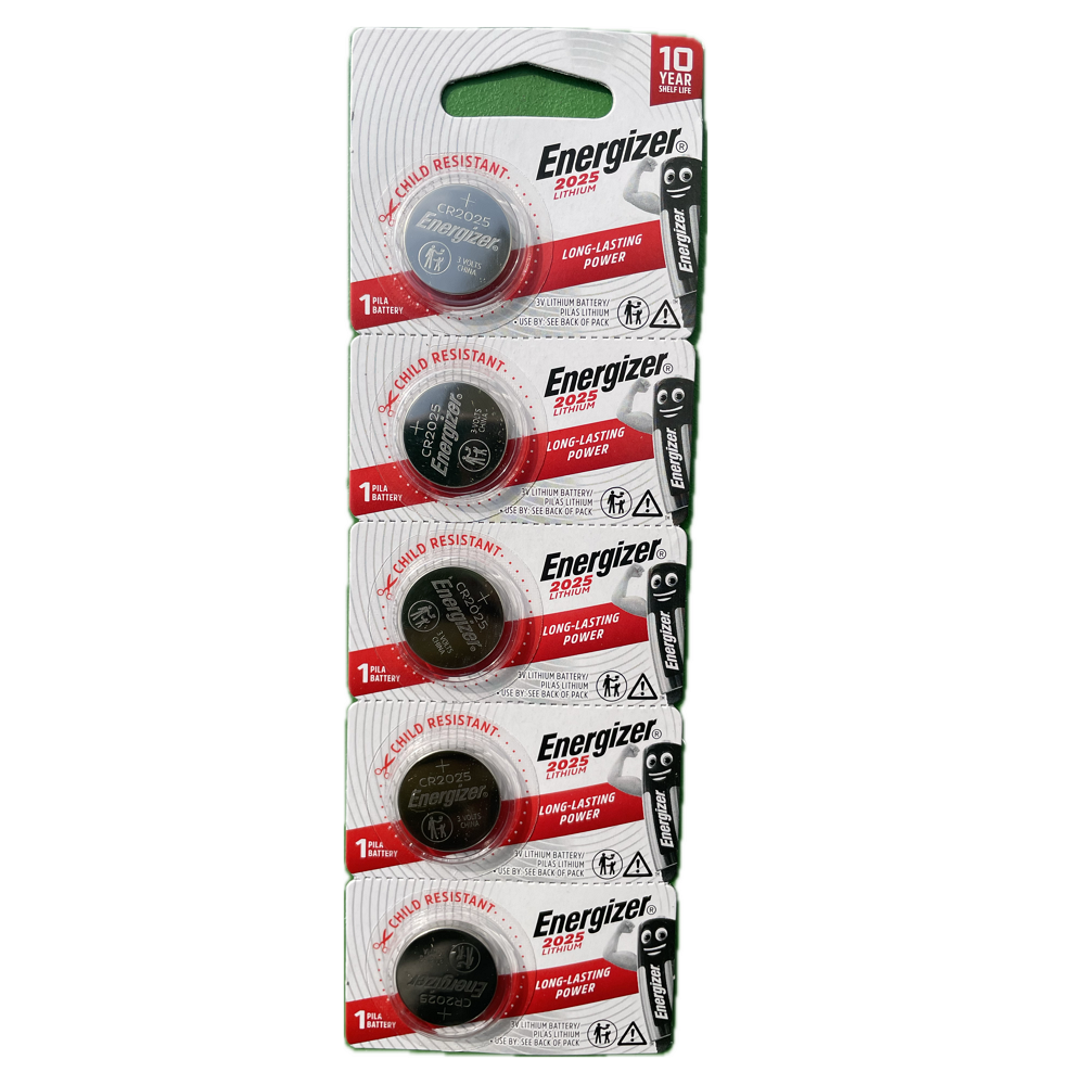 에너자이저 리튬 건전지 코인건전지 CR2025 5개입 장난감,차키,시계,계산기