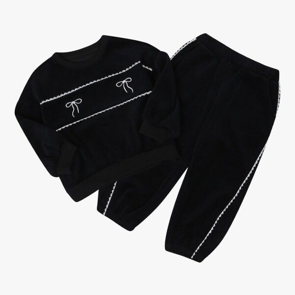 [Milibam] [AK수원점] [밀리밤] 밀리 리본 벨로아 상하세트 MLMS25N1G