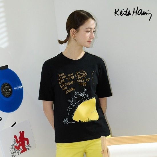키스해링 [최초가69900]키스해링 25SS 아트컬렉션 티셔츠 4종 여성
