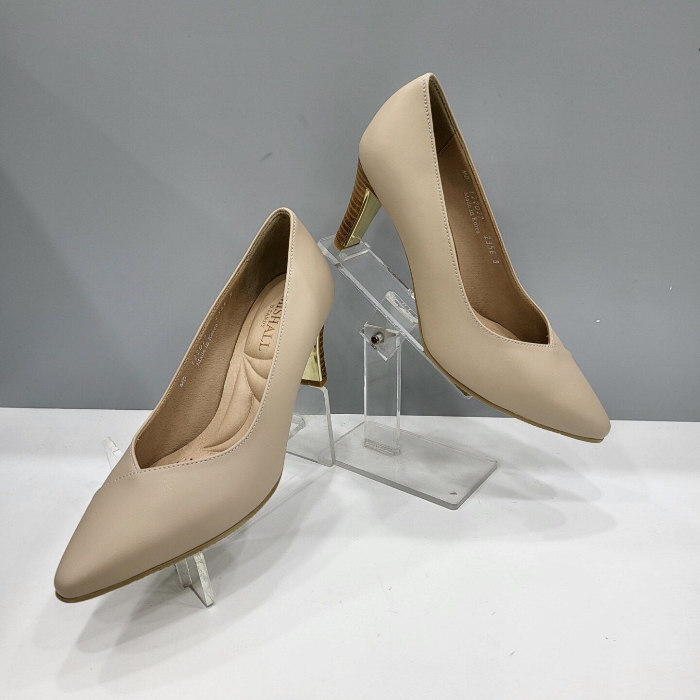 탠디 [모다아울렛][탠디]122027 여자 정장 구두 7CM 여성 소가죽 V라인 펌프스 슈즈_SC 순천점