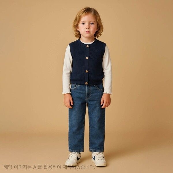 [Milibam] [AK수원점] [밀리밤] 아이좋아 보들 데님 일자핏  MLTJ25W60