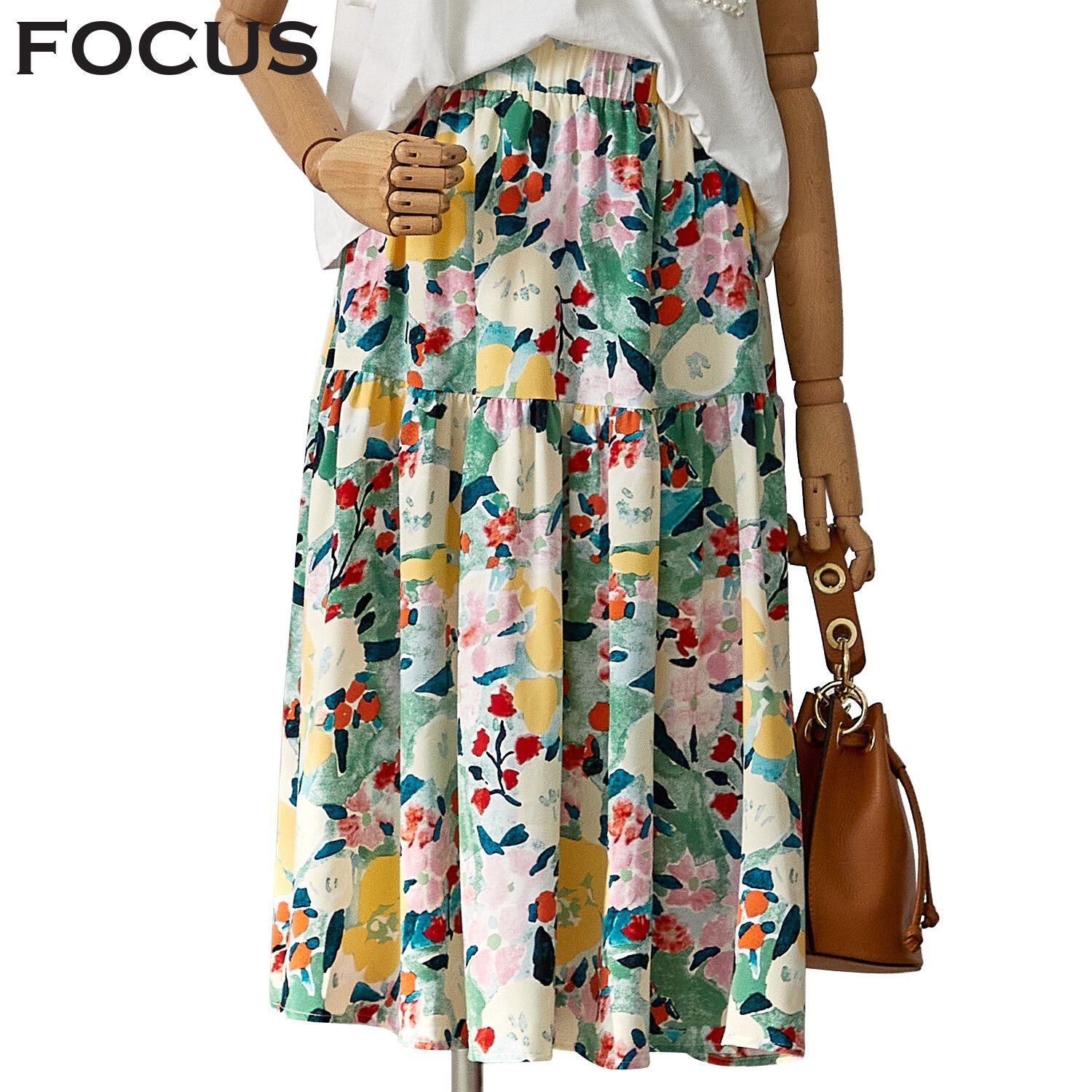 포커스 [모다아울렛][포커스]수채화 플라워 스커트 FM3E7SK0511_JK 전주김제점