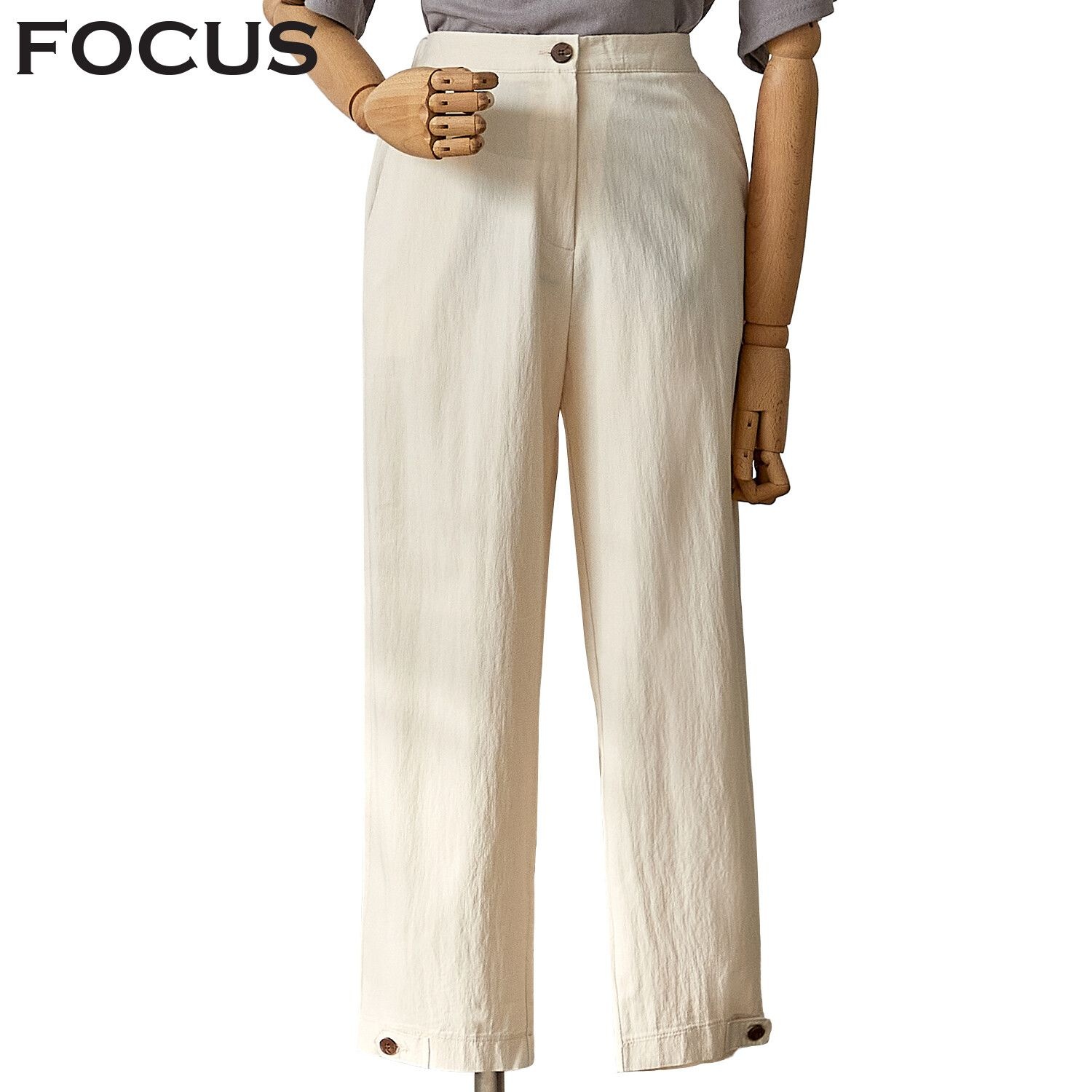 포커스 [모다아울렛][포커스]오픈 단추 팬츠 FM3E7PT0462_JK 전주김제점