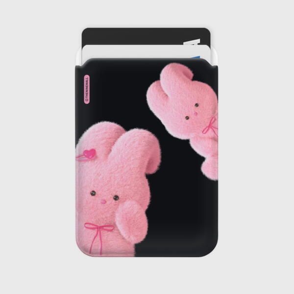 [㈜모먼트디자인][아트박스] /더나인몰 windys pink ribbon [맥세이프 카드슬롯]