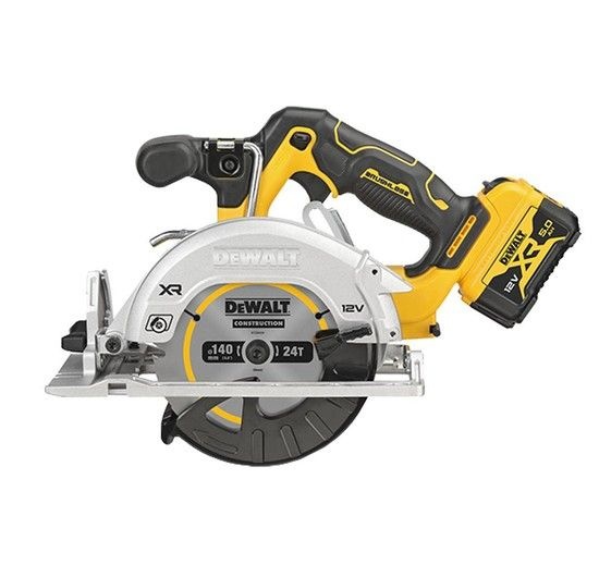 디월트 충전원형톱 10.8V/5.0Ah DCS512J2T 5108149 BL =12V MAX 139.7mm