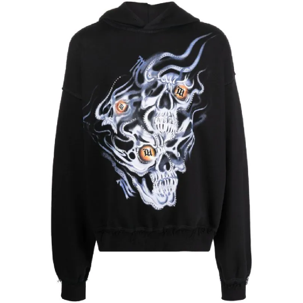 MISBHV 그래픽 프린트 오가닉 코튼 후드티 121M202 TP423878419