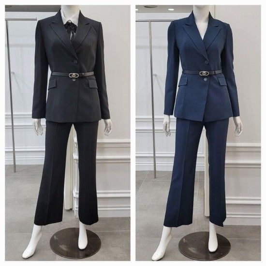 미니멈 테일러드 벨트 자켓팬츠세트 (MYBGWJ3010MYBGWP3010DB)_IC