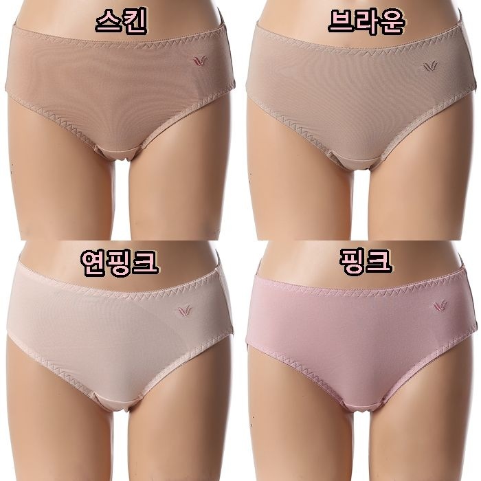 [롯데백화점] 와코루 부드러운 면모달스판 팬티요일팬티 4종택1 WPT4005