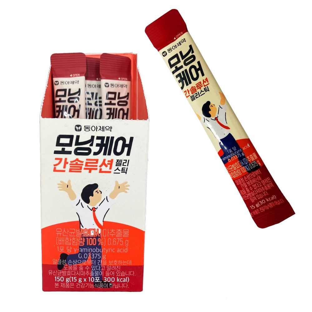 동아제약 모닝케어 간솔루션 젤리스틱 15g 10개