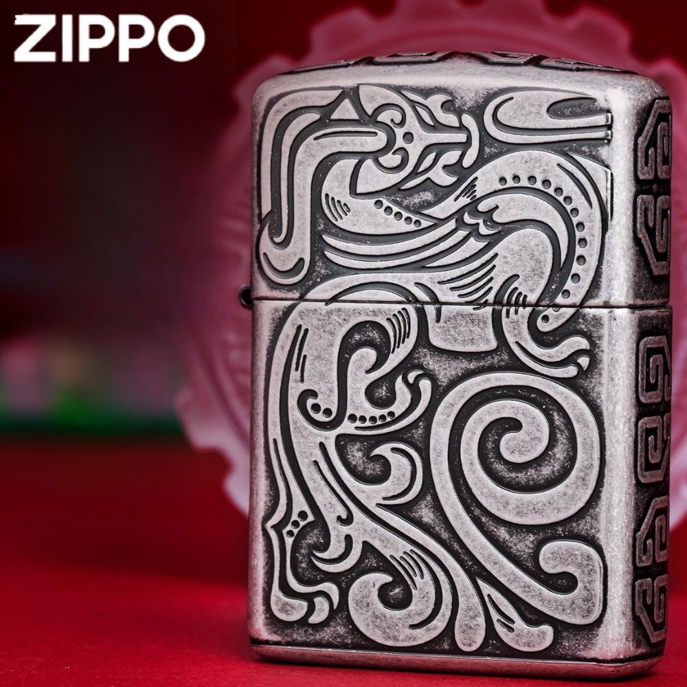 LisCOM_OEM [해외] ZIPPO 정품 라이터 (단품) 행운기원 용봉화명 방풍호롱 미국정품 지포라이터 남친 아버지 생일 새해 선물용