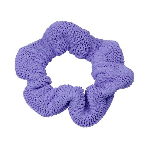 훈자 지 여성 니트 스크런치 라이트퍼플/ 라임 SCRUNCHIE