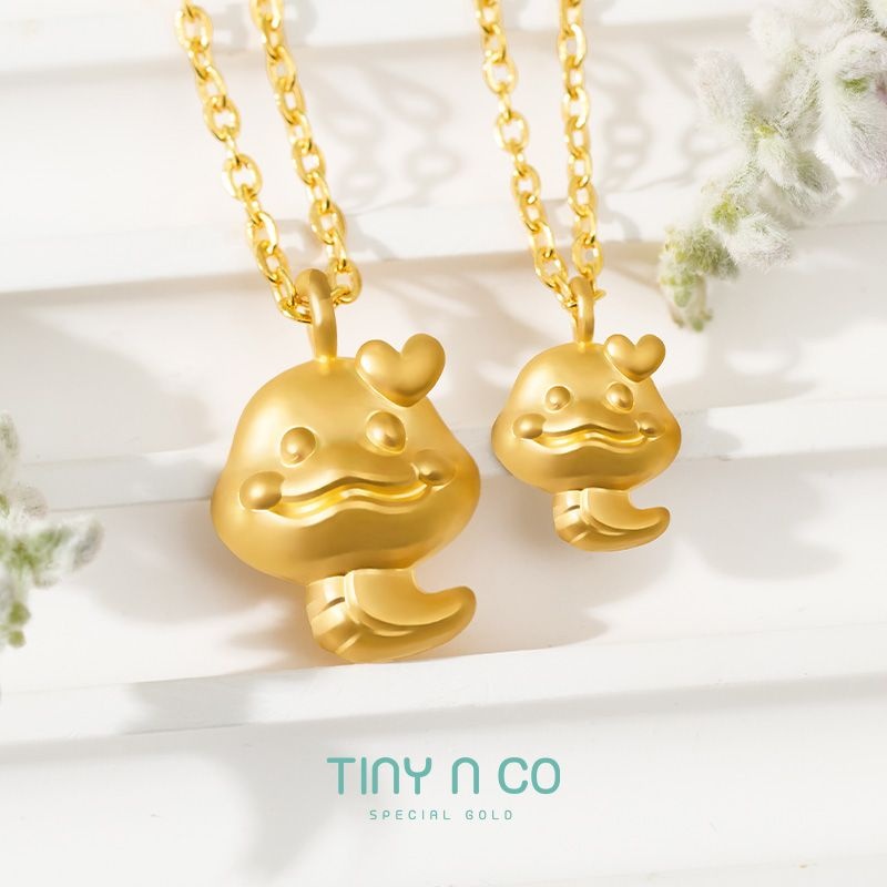 타이니앤코 순금 24K 코코 7.5g 2돈 두돈 뱀띠 하트뱀 돌목걸이