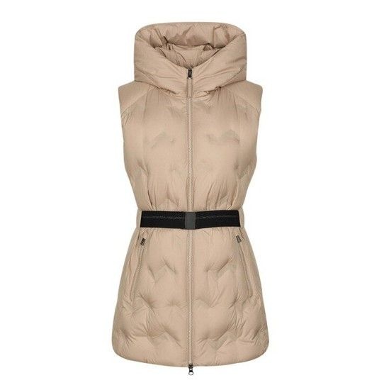 여성 중힙기장 후드 다운 베스트 RWDVN8302-509_IC
