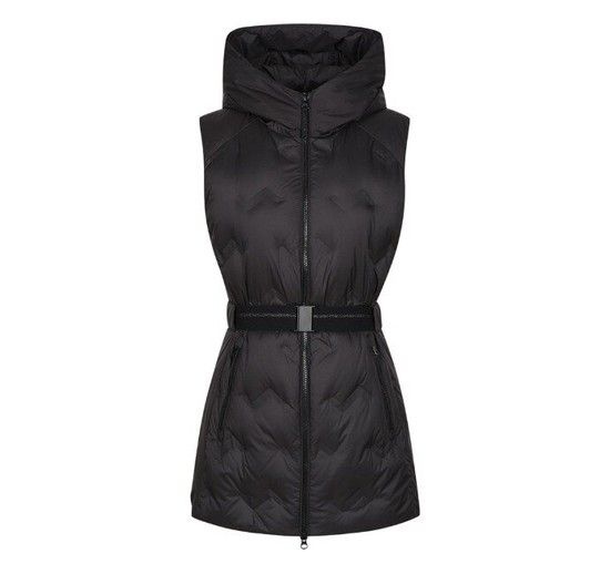 여성 중힙기장 후드 다운 베스트 RWDVN8302-199_IC
