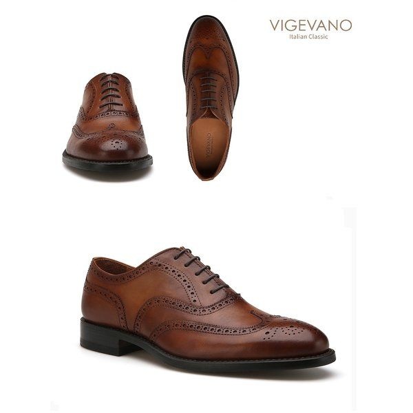 비제바노 남성 브로그윙팁 옥스포드 프릿츠 M9X10032S51VG 브라운