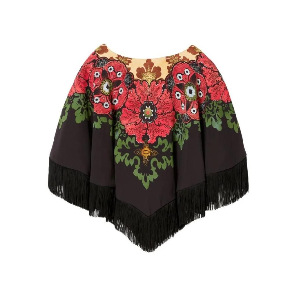 라더블제이 플로럴 프린트 프린지 판초 SCA0077VIS011BOU01RE01 TP442337489