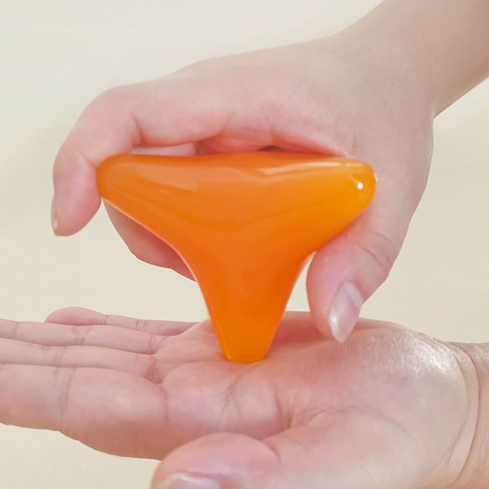 [오늘출발] 삼각뿔 밀랍 수지 옥 괄사 마사지 도구 지압봉 안마밀대 안마용품