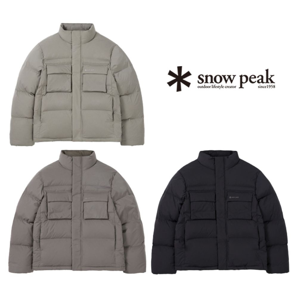 스노우피크 [AK수원점] [스노우피크] 유틸리티 스탠드넥 헤비 다운 자켓 S24WMKDJ20